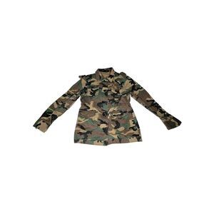 Finesse Shirt Military Camo Army Mens Size Medium Woodlands Gorpcore Grunge